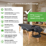 table-massage-professionnelle-lira-habys-noire