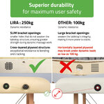 Structure en bois renforcée de la table de massage LIRA HABYS avec capacité de charge dynamique de 250 kg – Tablelya