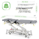 Table de chiropraxie électrique Upright Chiro Z7 – 7 sections, drops, commande au pied 12