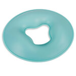 Coussin facial silicone KOMFORT vert matcha, base rigide, vue 2