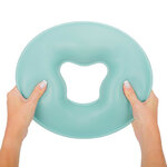 Coussin facial silicone KOMFORT vert matcha, base rigide, vue 3