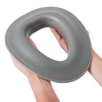 Coussin facial silicone FIT gris, base stabilisante, vue 3