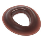 Coussin facial silicone FIT café, base stabilisante, vue 2