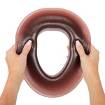 Coussin facial silicone FIT café, base stabilisante, vue 4