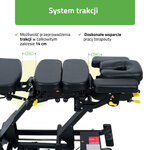 Table de chiropraxie électrique Upright Chiro Z7 noire, vue 4