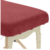 housse rouge bordeaux 80x200cm