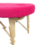 tablelya housse table de massage éponge épaisseur 15 cm 80x200cm fuschia rose