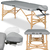 table de massage domicile pratique légère Panda-70-cm-szary-406_1