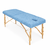 Housse coton éponge Bleu Ciel – 80x200x5 cm – trou visage