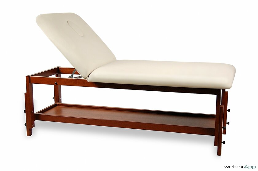 Table De Massage Thaï Thaï NUI 100 - Bois De Hêtre - Fixe Professionnelle - 200x100x80cm - CE/MD