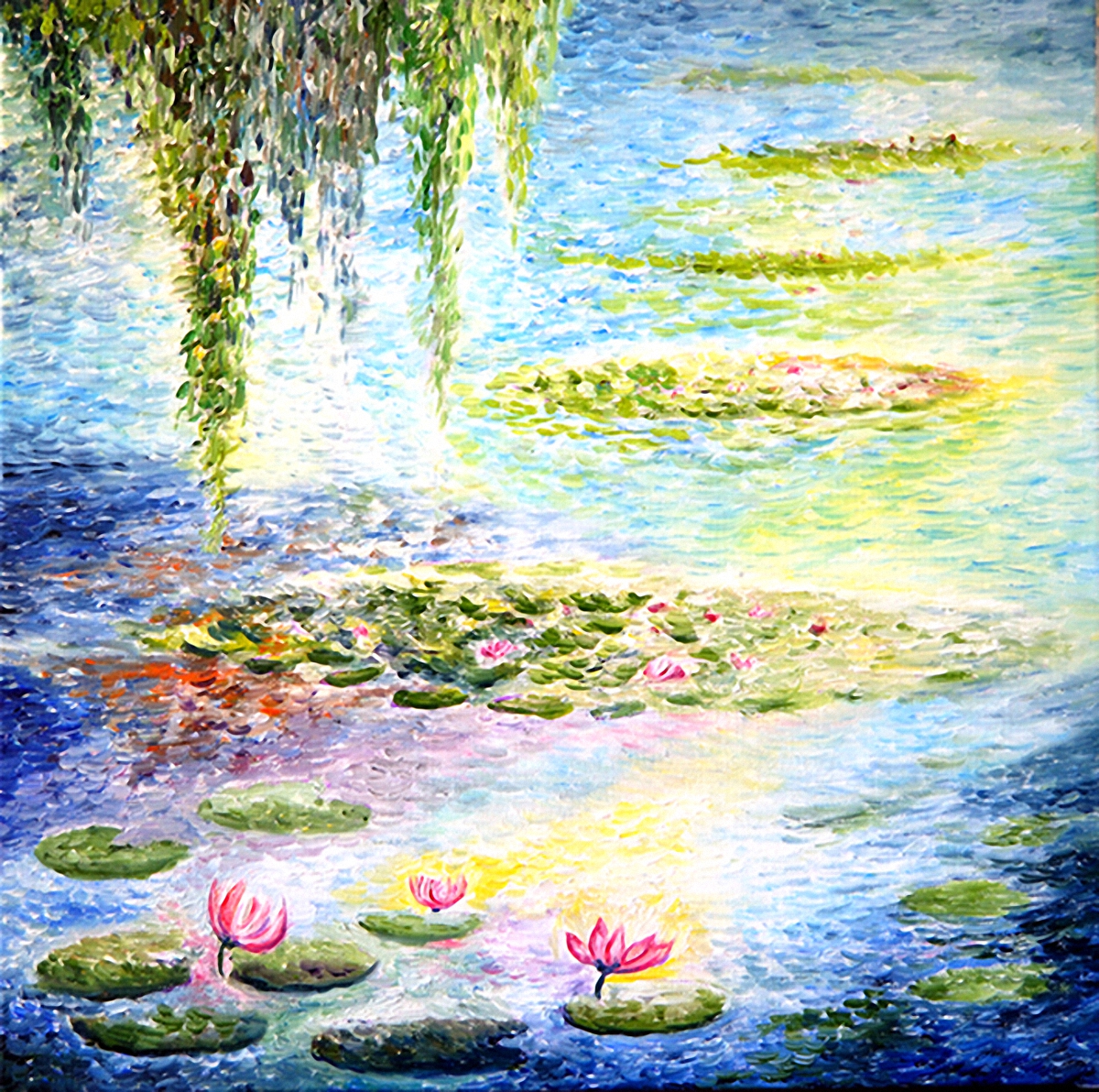 Toiles de paysages impressionnistes de l'artiste Ellhëa - Galerie Art Style Déco