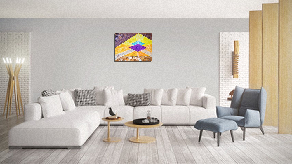 interieur contemporain pour toile mosaique c7