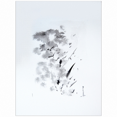 peinture encre noire envol copyright ellhea 1 c7