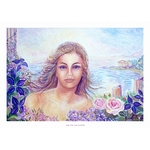 Poster ange des fleurs c8
