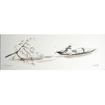 Le pecheur dessin encre de chine ellhea c8