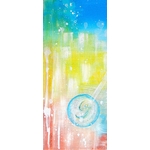 tableau abstrait moderne cryptos gauche - peintre ellhea c8