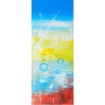 tableau abstrait moderne cryptos droit - peintre ellhea c8