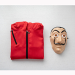 Halloween-Party-Salvador-Dali-Cosplay-Film-Masque-D-argent-Hold-Up-Du-Maison-de-Papier-La