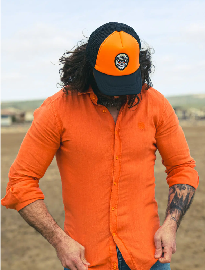 chemise-lin-orange