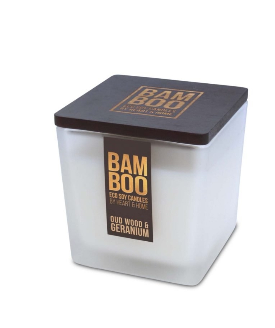 Grande bougie geranium