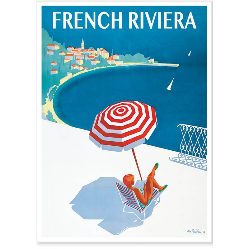 affiche-cote-d-azur-la-french-riviera - Copie