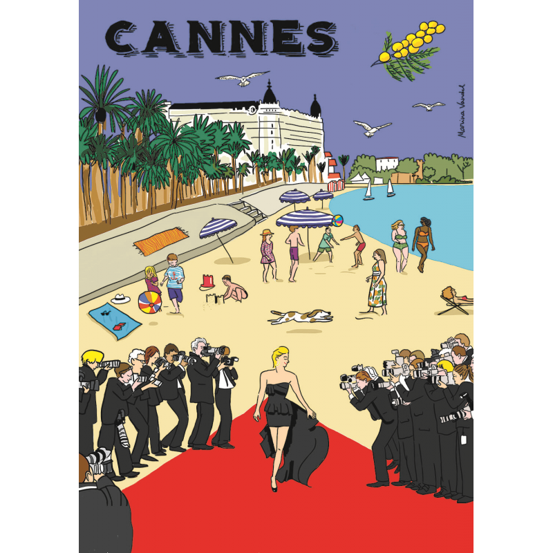 affiche-50x70-cannes-par-marina-vandel - Copie