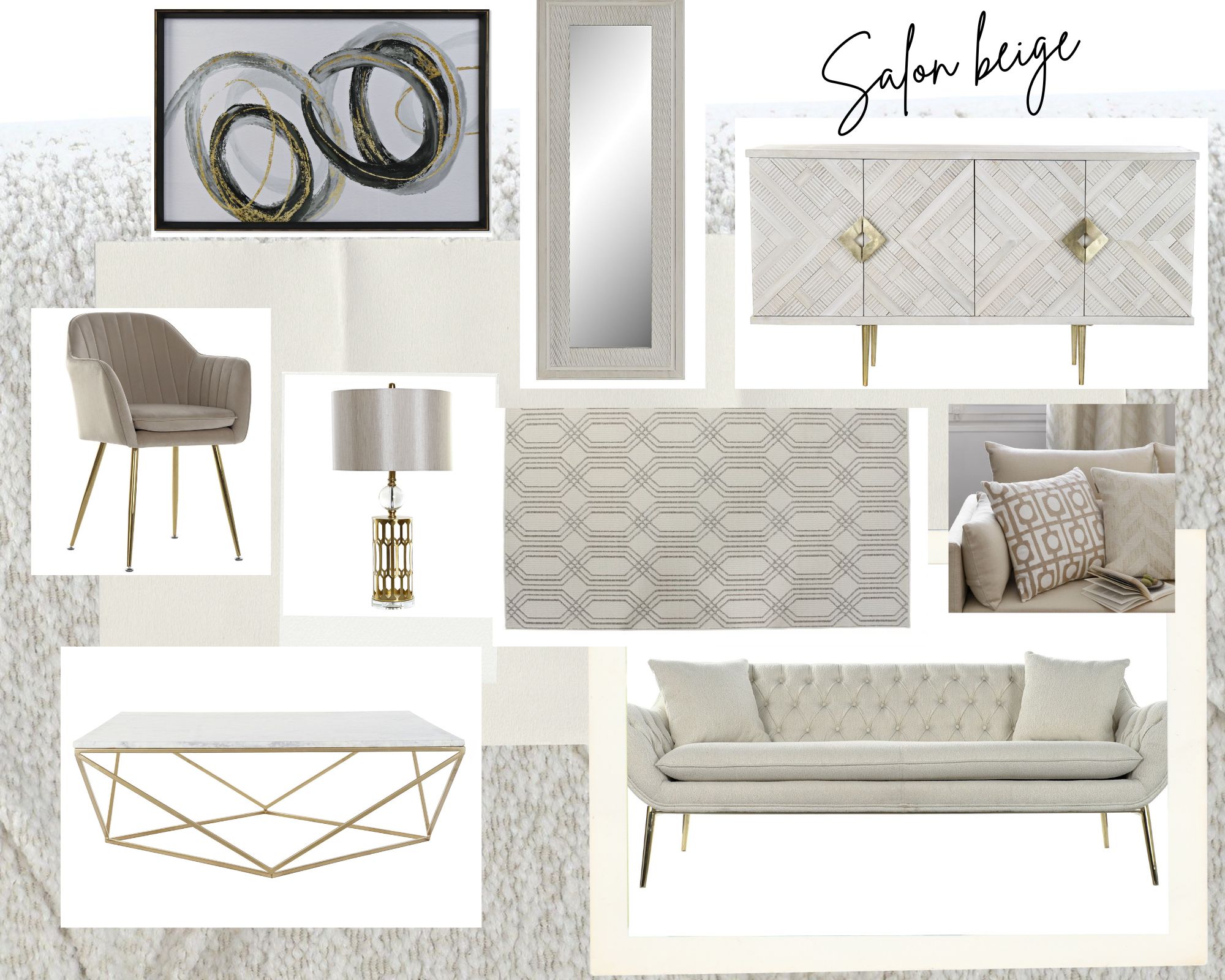 Salon beige