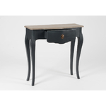 Console Pompadour-B noire 80x30 H.80cm