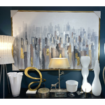 Tableau abstrait or