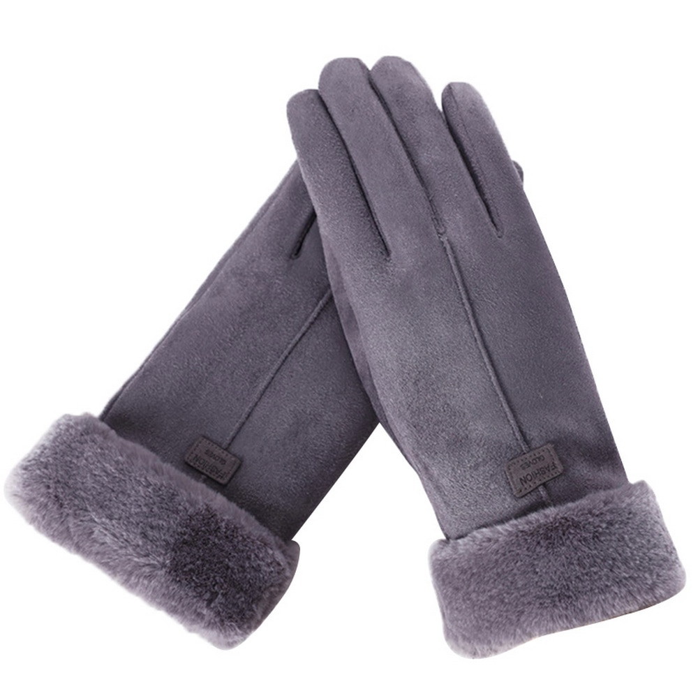 Nouvelle-mode-femmes-gants-automne-hiver-mignon-fourrure-chaud-mitaines-plein-doigt-mitaines-femmes-Sport-de