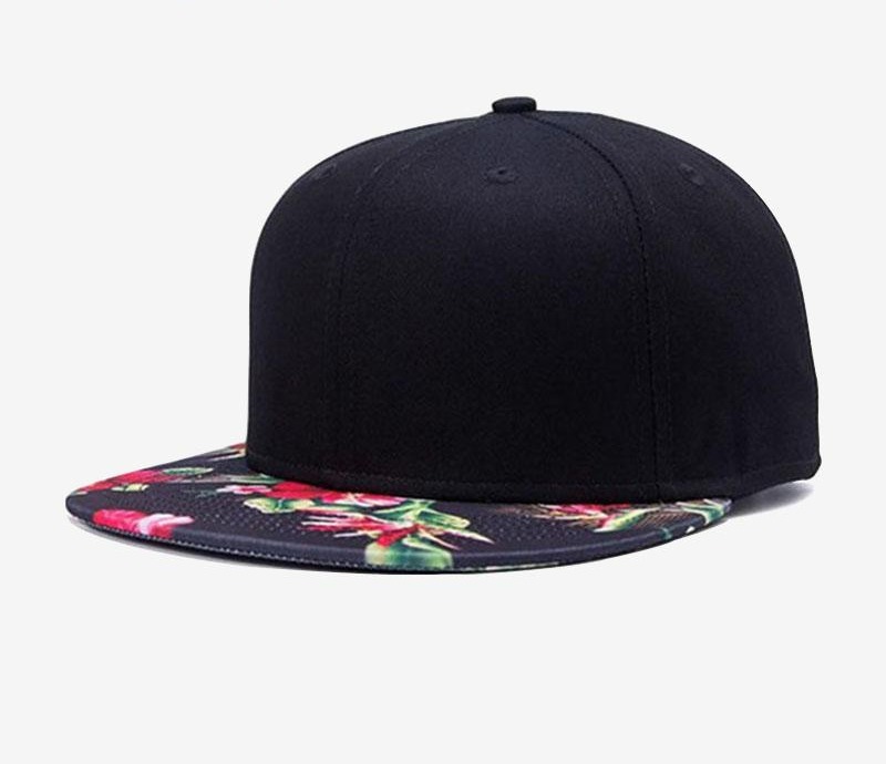 COKK-casquette-de-Baseball-pour-homme-et-femme-style-Hip-Hop-motif-floral-bord-droit