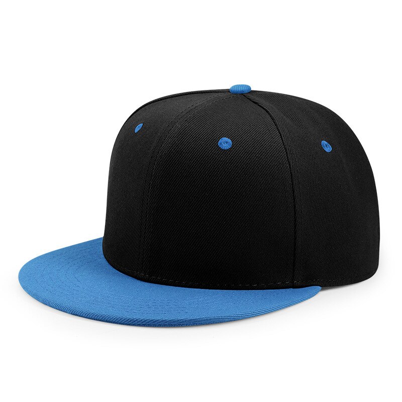 Casquette-Hip-Hop-visi-re-plate-pour-adulte-casquette-de-Baseball-patch-de-couleur-unie-pour