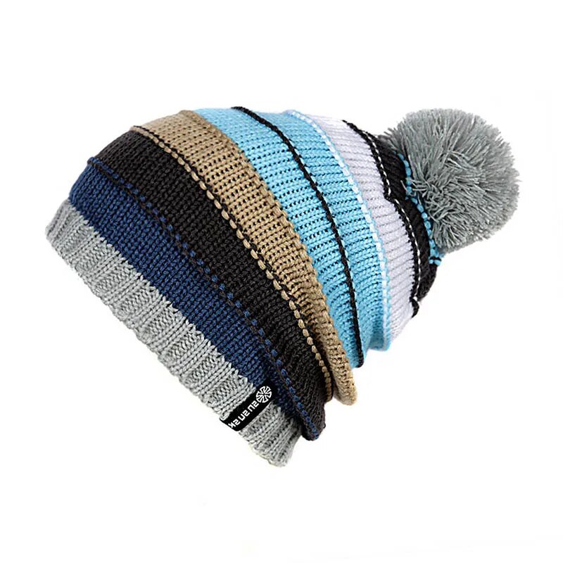 Gorros-bonnet-de-Ski-tricot-pour-homme-et-femme-Lot-de-casquettes-de-Snowboard-de-patinage