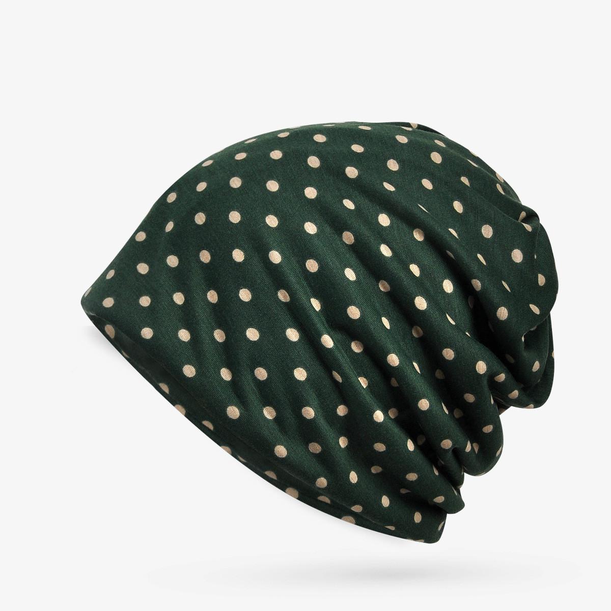 COKK-Femmes-Beanie-Chapeau-de-Coton-D-t-Dot-Motif-Beanie-Chapeaux-Pour-Hommes-Femmes-Slouchy