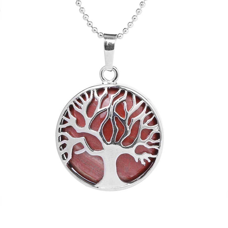 woogalf-rouge-naturel-rond-pierre-gemme-kabbale-arbre-de-vie-colliers-pendentifs-rose-quartz-cristal-blanc-lapis
