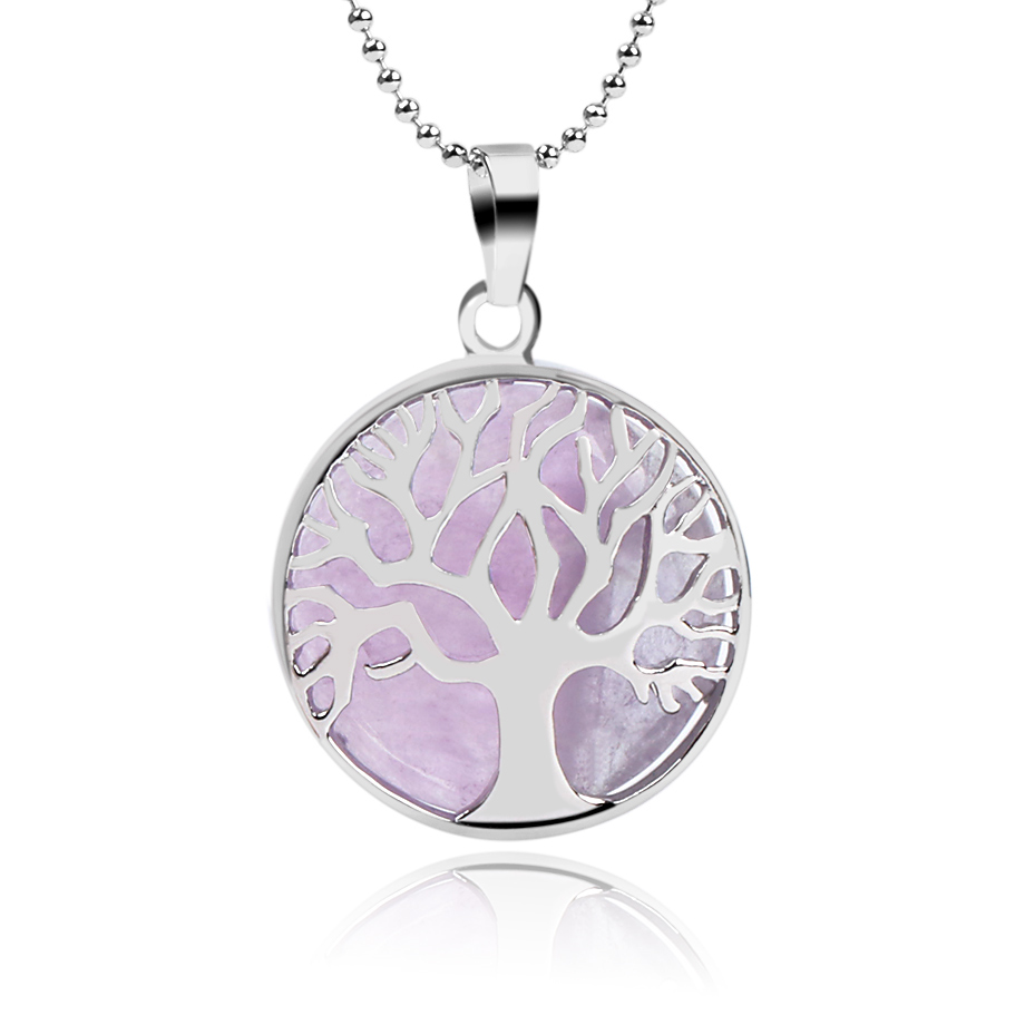 woogalf-violet-naturel-rond-pierre-gemme-kabbale-arbre-de-vie-colliers-pendentifs-rose-quartz-cristal-blanc-lapis