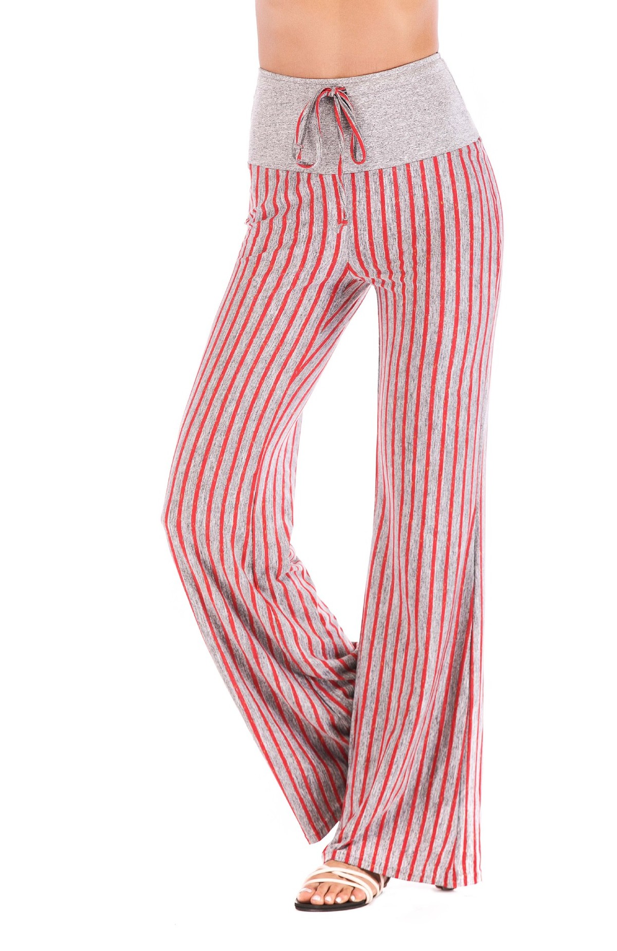 pantalon-de-yoga-pour-femme-woogalf-Stripe-Imprimer-Yoga-Pantalon-L-che-Pantalon-Large-de-Jambe-Compl-te-Haute-Taille-Courir