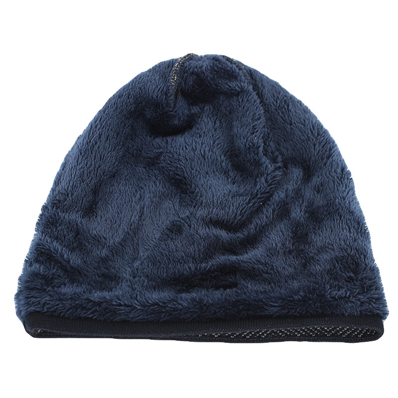 Nouvelle-Mode-Hommes-Hiver-Chaud-Chapeau-Pour-Unisexe-Tricot-d-contract-Bonnets-Skullies-Coton-Laine-Chapeaux