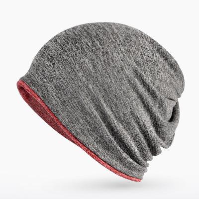 Skullies – Bonnet tricoté pour homme, écharpe, cache-cou, Baggy