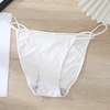 String-Sexy-en-Pur-Coton-avec-Ceinture-Fine-pour-Femme-Culotte-Confortable-Taille-Basse-Bandage-Crois