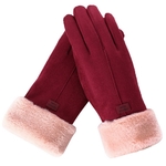 Nouvelle-mode-femmes-gants-automne-hiver-mignon-fourrure-chaud-mitaines-plein-doigt-mitaines-femmes-Sport-de