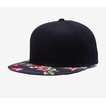 COKK-casquette-de-Baseball-pour-homme-et-femme-style-Hip-Hop-motif-floral-bord-droit