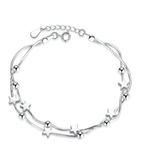 XIYANIKE-Classique-Cinq-branches-Carr-Rond-Perles-Argent-925-Bracelets-Pour-Femmes-Nouvelle-Arriv-e-Charme