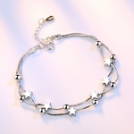 XIYANIKE-Classique-Cinq-branches-Carr-Rond-Perles-Argent-925-Bracelets-Pour-Femmes-Nouvelle-Arriv-e-Charme