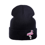 Mode-Tricot-Skullies-Bonnets-Flamingo-Hiver-Chapeaux-Femmes-En-Tricot-Chapeau-D-hiver-Bonnets-Chaud-pais