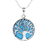 woogalf-bleu-marbre-naturel-rond-pierre-gemme-kabbale-arbre-de-vie-colliers-pendentifs-rose-quartz-cristal-blanc-lapis