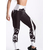 woogalf-Style-mode-en-femmes-Leggings-noir-et-blanc-Note-imprim-Leggings-taille-moyenne-pantalon
