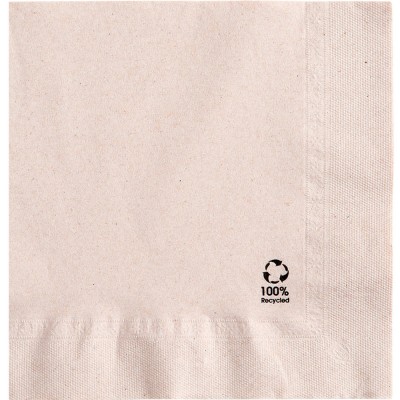 Serviettes en ouate recyclée 39x39 cm 2 plis personnalisées avec votre logo 1 couleur CN08-10268P1C-3