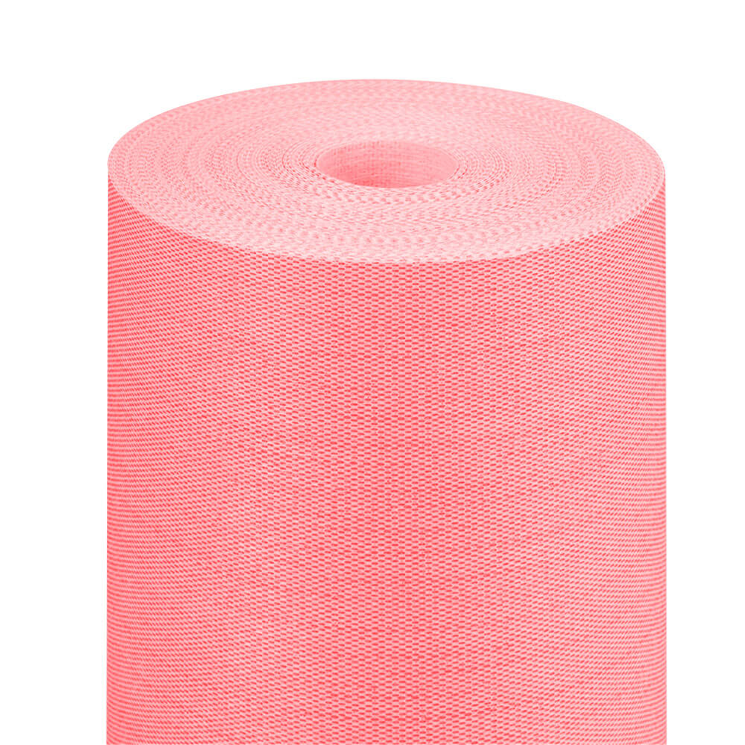 Nappe jetable effet tissu fuchsia en rouleau 1,20 x 25 m