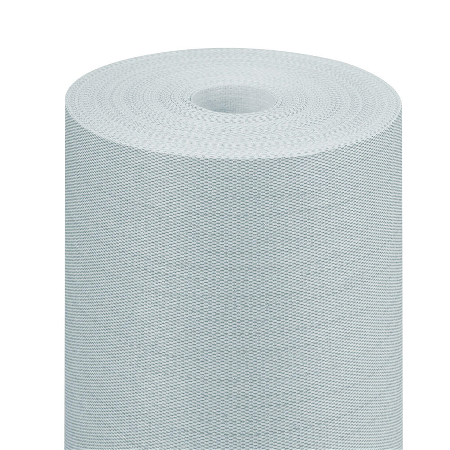 Nappe jetable effet tissu turquoise en rouleau 1,20 x 25 m